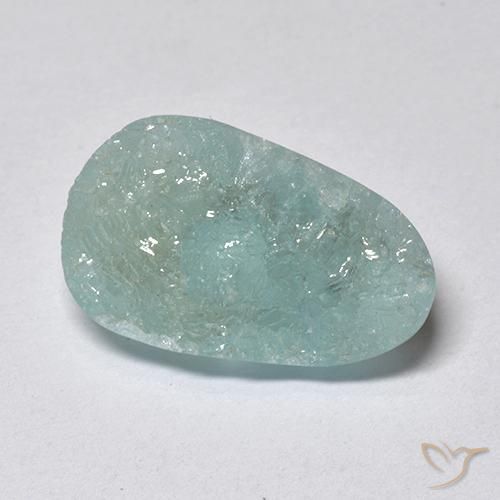 Hémimorphite Druse Bleu vert naturelle Fantaisie, 5.63 ct, Translucide