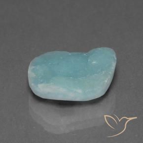 Hémimorphite Druse Vert mousse de mer naturelle Fantaisie, 6.79 ct, Opaque