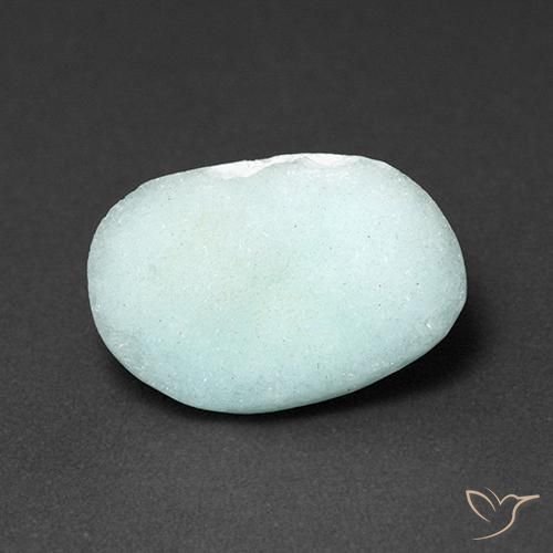 Hémimorphite Druse Bleu clair naturelle Fantaisie, 5.31 ct, Opaque
