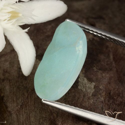 6.00ct Naturel Vert buisson Hémimorphite Druse, ovale, Translucide