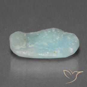 Hémimorphite Druse Vert bleu clair naturelle Fantaisie, 4.94 ct, Opaque