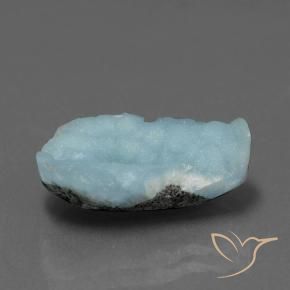 Hémimorphite Druse Bleu clair naturelle Fantaisie, 5.78 ct, Opaque
