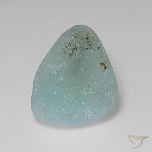 Hémimorphite Druse Vert bleu clair naturelle Forme fantaisie, 4.78 ct, Opaque