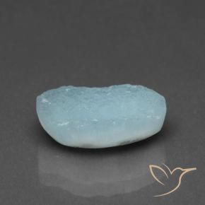 Hémimorphite Druse Vert bleu clair naturelle Fantaisie, 4.99 ct, Opaque