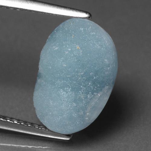 Druse d'hémimorphite turquoise naturelle forme fantaisie, 8,18 ct, opaque