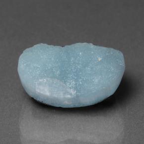 Druse d'hémimorphite turquoise naturelle forme fantaisie, 8,18 ct, opaque