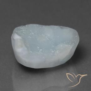 Hémimorphite Druse Bleu grisâtre naturelle Fantaisie, 8.10 ct, Opaque