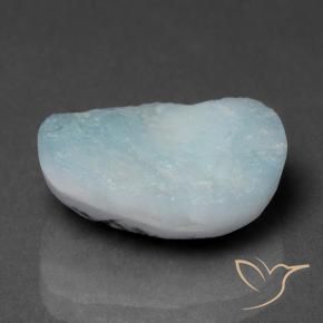 Hémimorphite Druse Bleu clair naturelle Fantaisie, 6.63 ct, Opaque