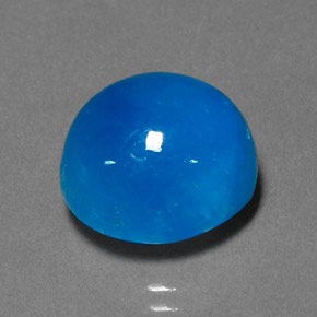 Hémimorphite Bleu naturelle Coupe ovale, 11.64 ct, Translucide