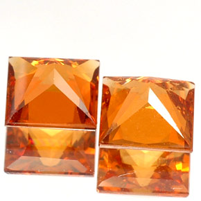 Achetez naturel ct Orange Grenat Hessonite gems, Carré, En provenance Madagascar chez GemSelect. En stock, livraison internationale!