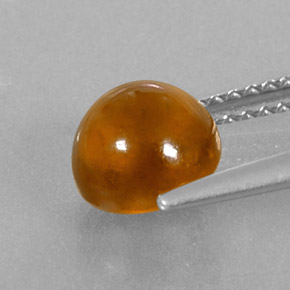 Grenat hessonite orange naturelle transparent, 2,44 ct, transparent / translucide