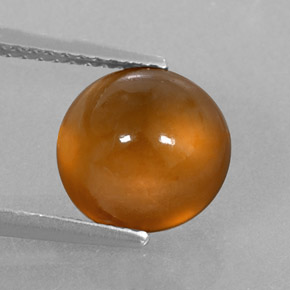 Grenat hessonite orange naturelle transparent, 3,80 ct, transparent / translucide