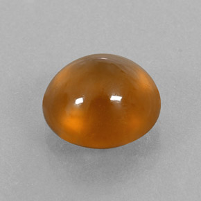 Grenat hessonite orange naturelle transparent, 3,80 ct, transparent / translucide