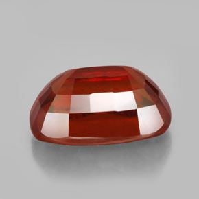 Grenat hessonite orange naturelle coupe coussin, 6,52 ct, VS