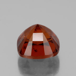 Grenat hessonite orange naturelle coupe coussin, 4,07 ct, VS-SI