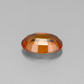 Grenat Hessonite Cannelle Orange naturelle Coupe ovale, 1.32 ct, VS-SI