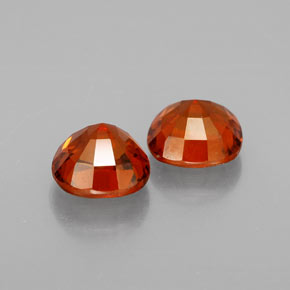 Achetez naturel ct orange grenat hessonite gems, coupe coussin, en provenance sri lanka (ceylan) chez gemselect. en stock, livraison internationale!