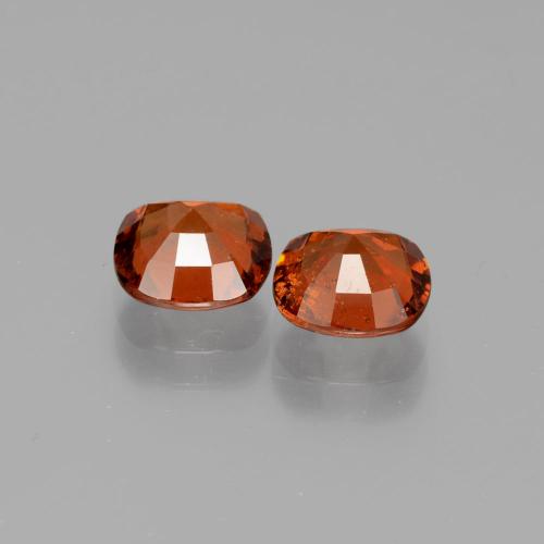 Achetez naturel 3,13ct orange grenat hessonite gems, coupe coussin, en provenance sri lanka chez gemselect. en stock, livraison internationale!