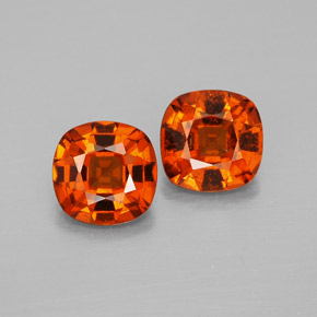 Achetez naturel ct Cannelle Orange Grenat Hessonite gems, Coupe coussin, En provenance Sri Lanka (Ceylan) chez GemSelect. En stock, livraison internationale!