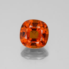 Grenat Hessonite Orange moyen naturelle Coupe coussin, 1.71 ct, SI