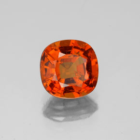 Grenat Hessonite Orange moyen naturelle Coupe coussin, 1.71 ct, SI