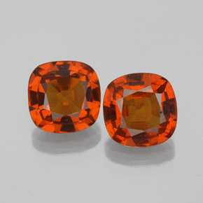 Achetez naturel 3,13ct rouge grenat hessonite gems, coupe coussin, en provenance sri lanka chez gemselect. en stock, livraison internationale!