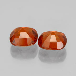 Achetez naturel 3.21ct Orange moyen Grenat Hessonite gems, Coupe coussin, En provenance Sri Lanka chez GemSelect. En stock, livraison internationale!