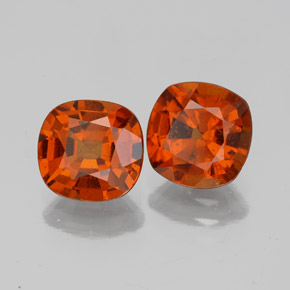 Achetez naturel 3.01ct Orange moyen Grenat Hessonite gems, Coupe coussin, En provenance Sri Lanka chez GemSelect. En stock, livraison internationale!