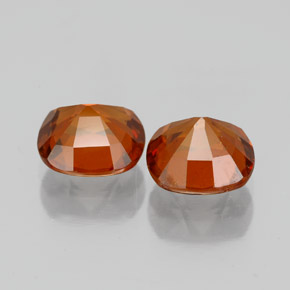 Achetez naturel 3.01ct Orange moyen Grenat Hessonite gems, Coupe coussin, En provenance Sri Lanka chez GemSelect. En stock, livraison internationale!