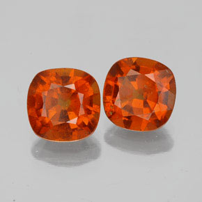 Achetez naturel 3,13ct orange grenat hessonite gems, coupe coussin, en provenance sri lanka chez gemselect. en stock, livraison internationale!