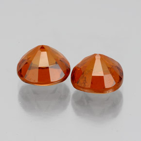 Achetez naturel 3.53ct Cannelle Orange Grenat Hessonite gems, Coupe coussin, En provenance Sri Lanka chez GemSelect. En stock, livraison internationale!