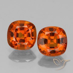 Achetez naturel 1,96ct ambre orange grenat hessonite gems, coupe coussin, en provenance sri lanka chez gemselect. en stock, livraison internationale!