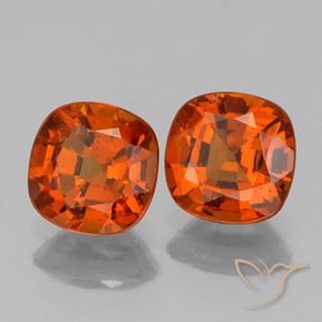 Achetez naturel 1,96ct ambre orange grenat hessonite gems, coupe coussin, en provenance sri lanka chez gemselect. en stock, livraison internationale!