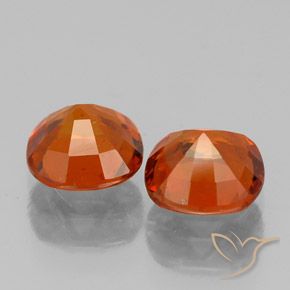 Achetez naturel 1,96ct ambre orange grenat hessonite gems, coupe coussin, en provenance sri lanka chez gemselect. en stock, livraison internationale!