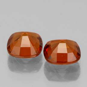 Achetez naturel 1,98ct orange grenat hessonite gems, coupe coussin, en provenance sri lanka chez gemselect. en stock, livraison internationale!