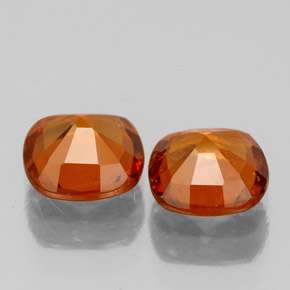 Achetez naturel ct orange grenat hessonite gems, coupe coussin, en provenance sri lanka (ceylan) chez gemselect. en stock, livraison internationale!