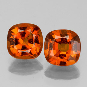 Achetez naturel 2.14ct Ambre orange Grenat Hessonite gems, Coupe coussin, En provenance Sri Lanka chez GemSelect. En stock, livraison internationale!