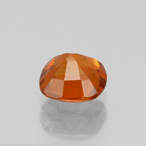 Grenat hessonite orange naturelle coupe coussin, 0,81 ct, VS-SI