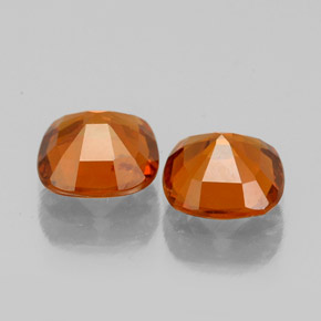Achetez naturel ct orange grenat hessonite gems, coupe coussin, en provenance sri lanka (ceylan) chez gemselect. en stock, livraison internationale!
