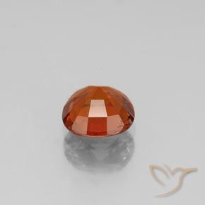 Grenat Hessonite Ambre orange naturelle Coussin, 0.93 ct, VS-SI