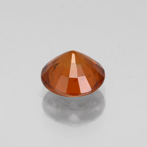 Grenat Hessonite Cannelle Orange naturelle Coupe roude, 1.47 ct, VS-SI