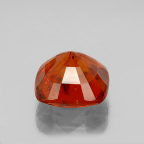 Grenat Hessonite Cannelle Orange naturelle Coupe coussin, 4.15 ct, SI
