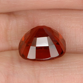 Grenat hessonite orange naturelle coupe coussin, 5,35 ct, VS-SI