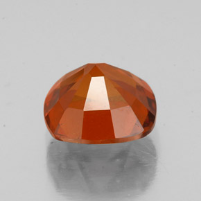 Grenat hessonite rouge naturelle coupe coussin, 2,25 ct, VS-SI