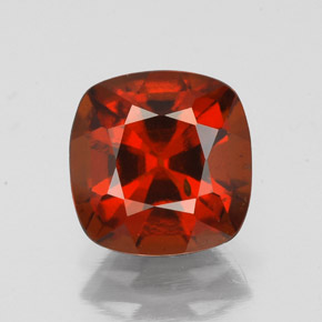 Grenat hessonite orange naturelle coupe coussin, 2,32 ct, VS-SI