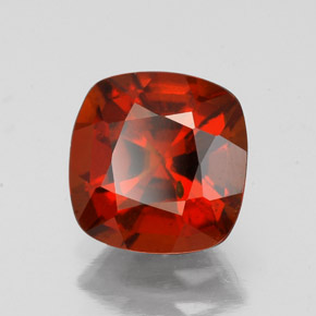 Grenat hessonite orange naturelle coupe coussin, 2,32 ct, VS-SI
