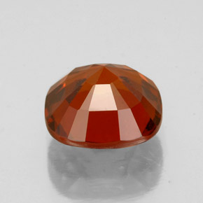 Grenat hessonite orange naturelle coupe coussin, 2,64 ct, VS