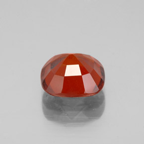 Grenat hessonite orange naturelle coupe coussin, 2,47 ct, VS