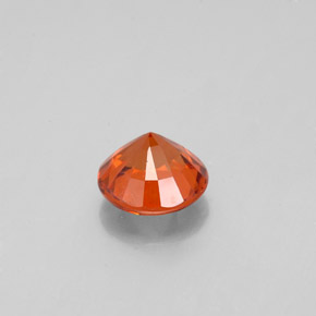 Grenat Hessonite Orange chaud naturelle Coupe roude, 0.79 ct, VS
