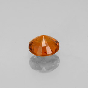 Grenat hessonite orange naturelle coupe roude, 0,79 ct, VS-SI